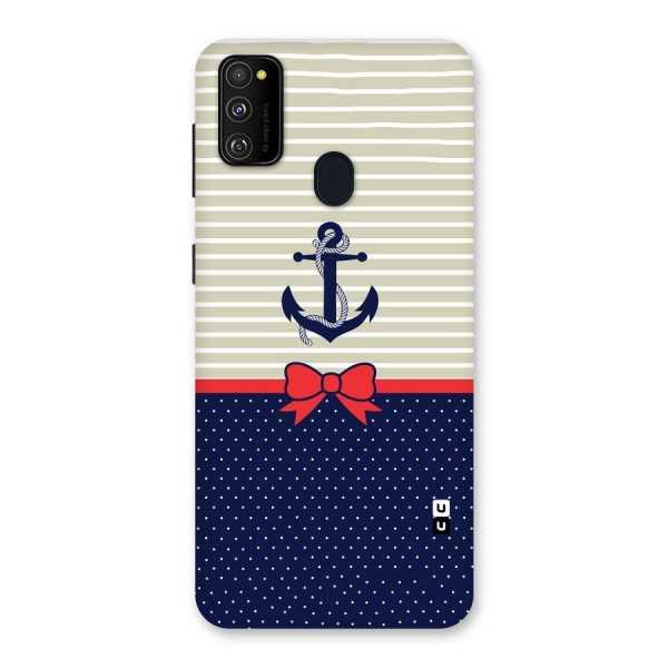 Ribbon Anchor Back Case for Galaxy M21