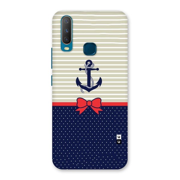 Ribbon Anchor Back Case for Vivo Y15