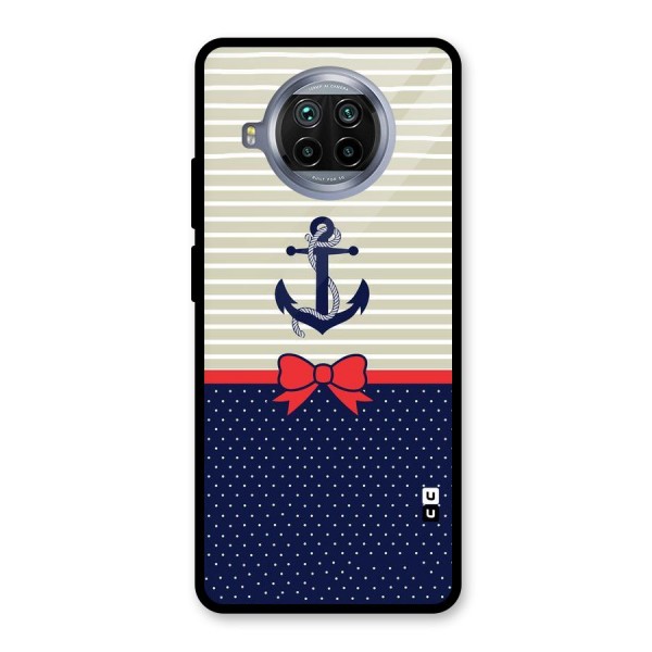 Ribbon Anchor Glass Back Case for Mi 10i