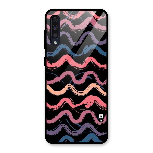 Ribbon Art Glass Back Case for Galaxy A50s