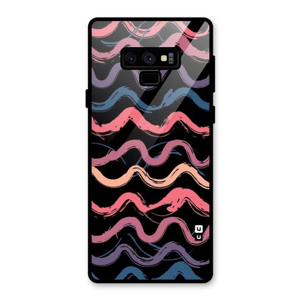 Ribbon Art Glass Back Case for Galaxy Note 9