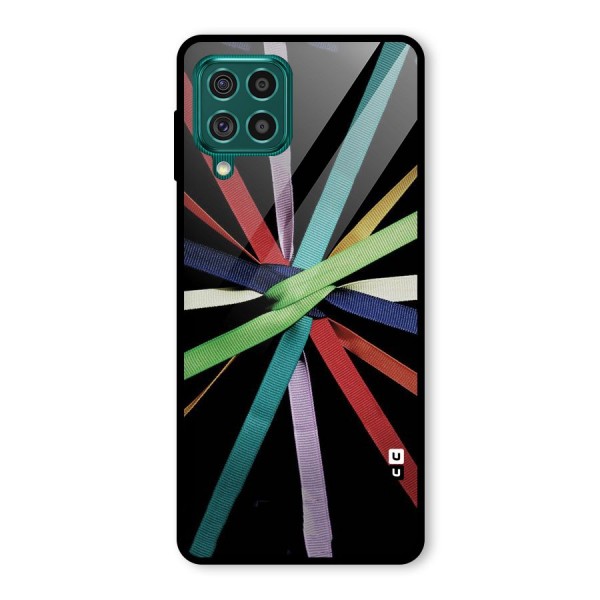 Ribbon Design Glass Back Case for Galaxy F62