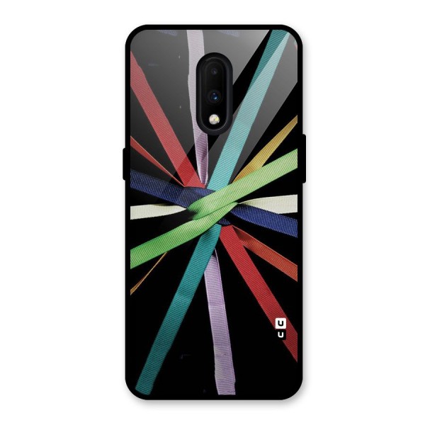 Ribbon Design Glass Back Case for OnePlus 7