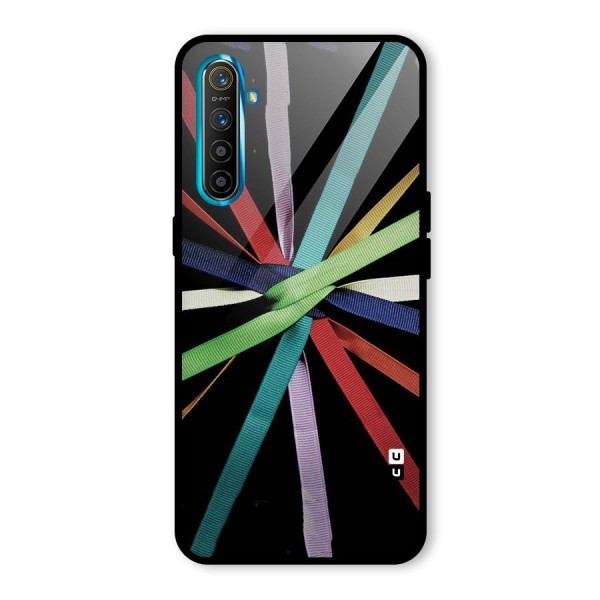 Ribbon Design Glass Back Case for Realme XT