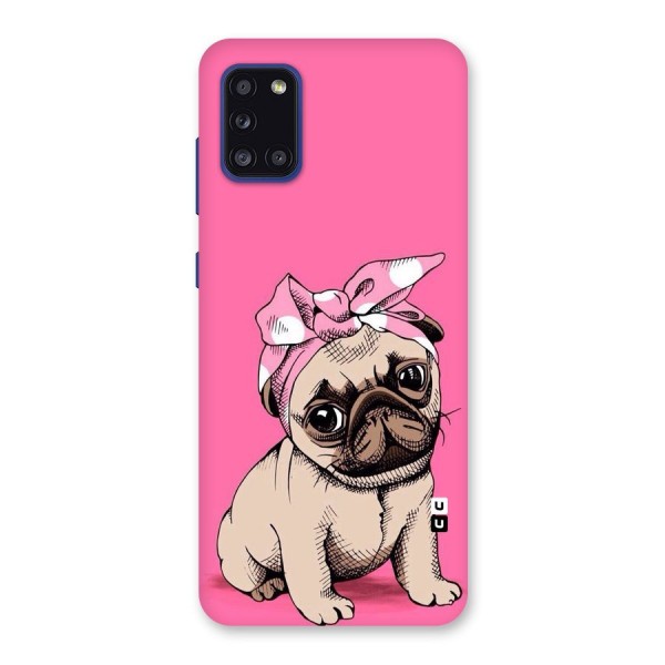 Ribbon Doggo Back Case for Galaxy A31