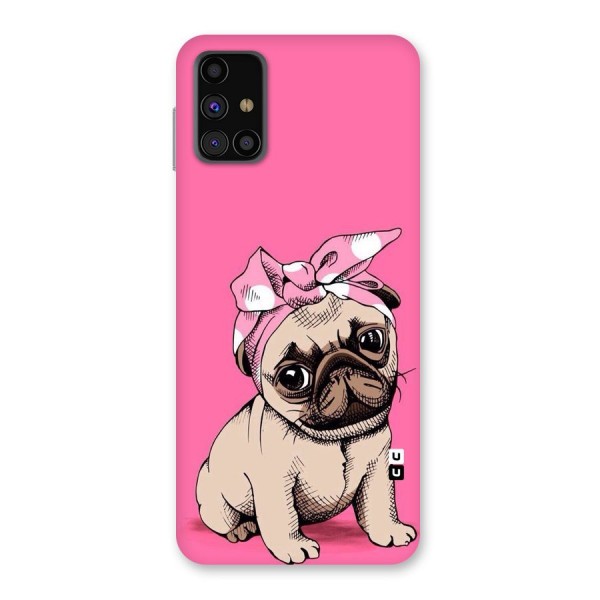 Ribbon Doggo Back Case for Galaxy M31s