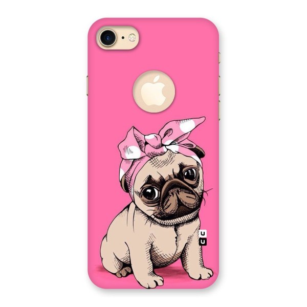 Ribbon Doggo Back Case for iPhone 8 Logo Cut