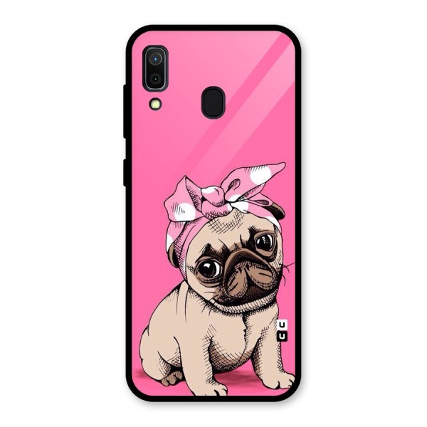 Ribbon Doggo Glass Back Case for Galaxy A30