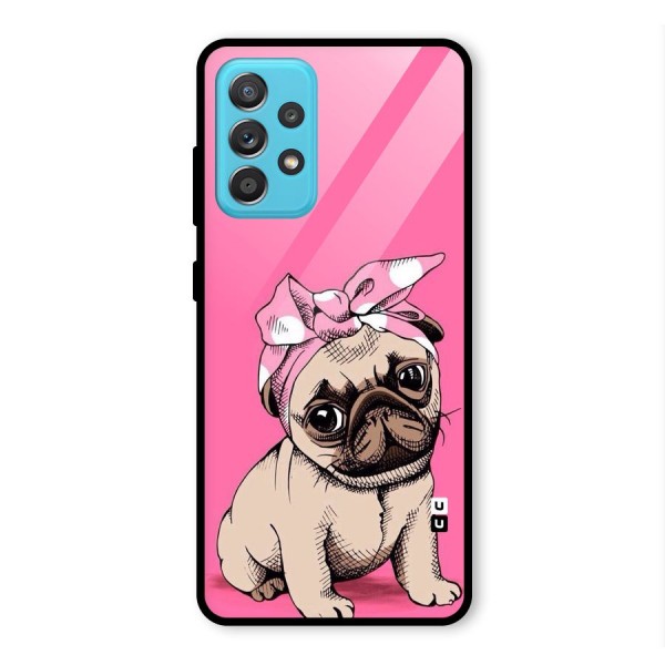 Ribbon Doggo Glass Back Case for Galaxy A52s 5G