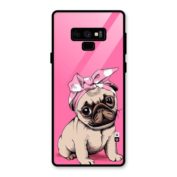 Ribbon Doggo Glass Back Case for Galaxy Note 9