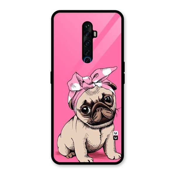 Ribbon Doggo Glass Back Case for Oppo Reno2 Z