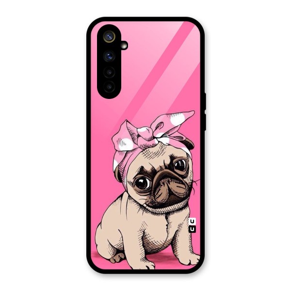 Ribbon Doggo Glass Back Case for Realme 6i