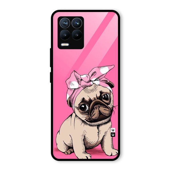 Ribbon Doggo Glass Back Case for Realme 8