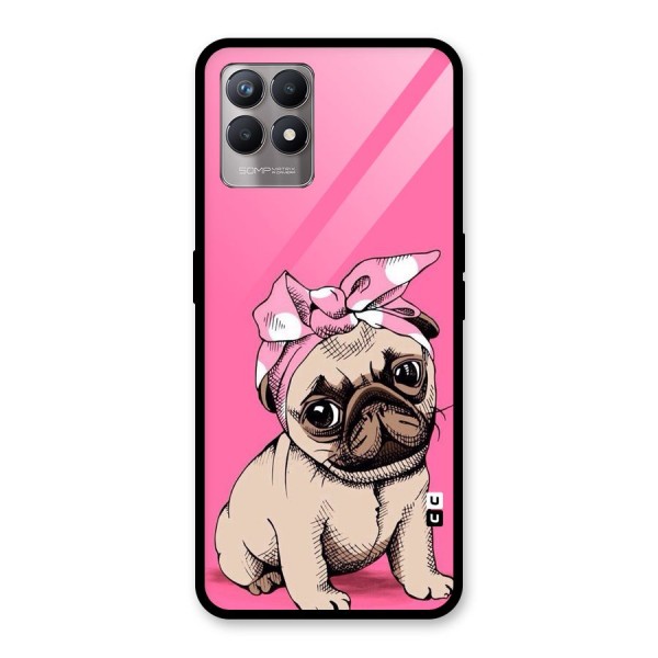 Ribbon Doggo Glass Back Case for Realme 8i