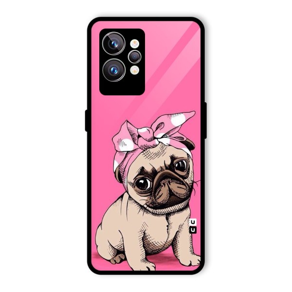 Ribbon Doggo Glass Back Case for Realme GT2 Pro