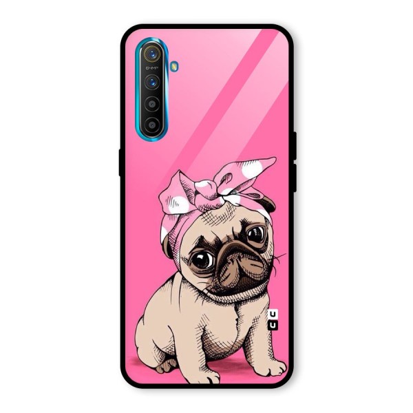 Ribbon Doggo Glass Back Case for Realme XT