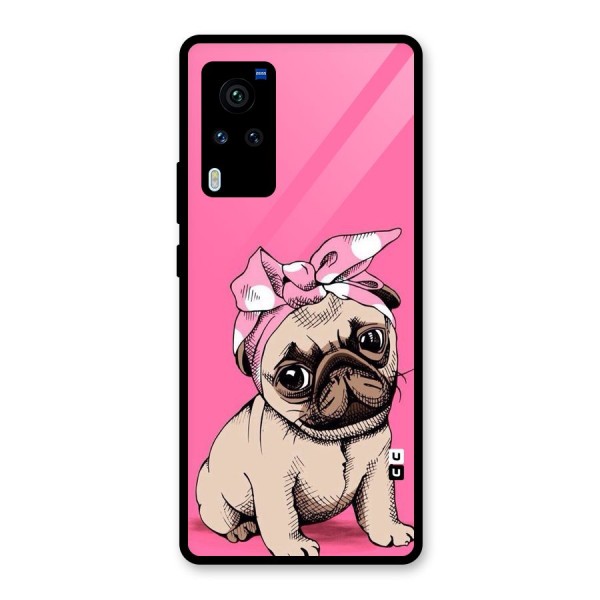 Ribbon Doggo Glass Back Case for Vivo X60 Pro