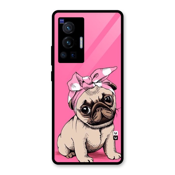 Ribbon Doggo Glass Back Case for Vivo X70 Pro