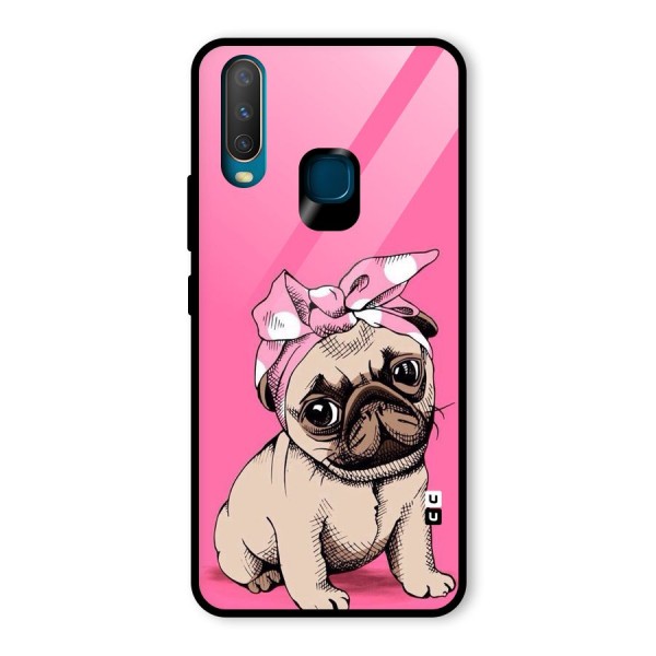 Ribbon Doggo Glass Back Case for Vivo Y15