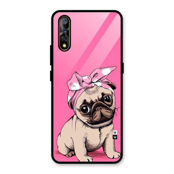 Ribbon Doggo Glass Back Case for Vivo Z1x