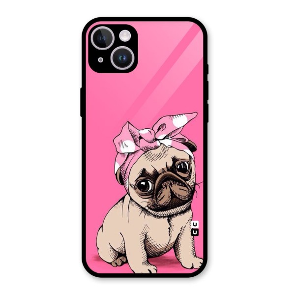 Ribbon Doggo Glass Back Case for iPhone 14 Plus