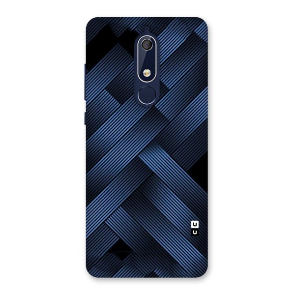 Ribbon Stripes Back Case for Nokia 5.1