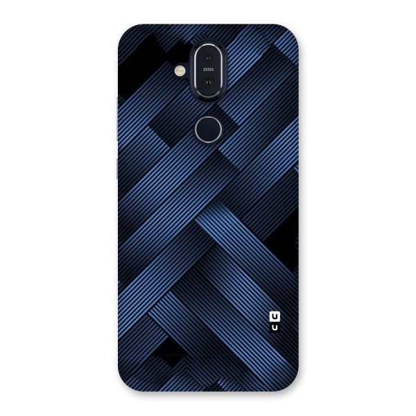 Ribbon Stripes Back Case for Nokia 8.1