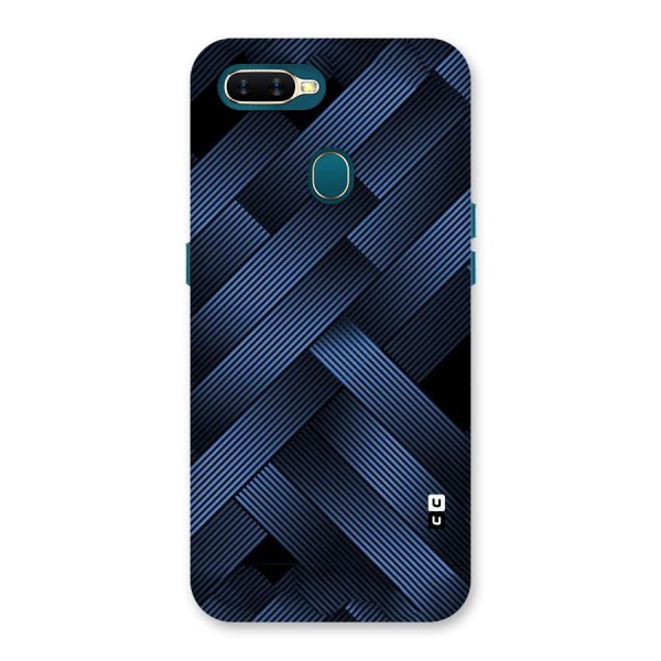 Ribbon Stripes Back Case for Oppo A12