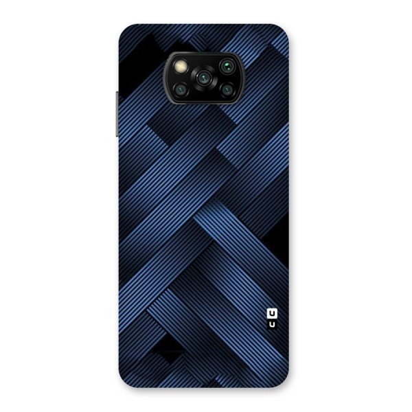 Ribbon Stripes Back Case for Poco X3