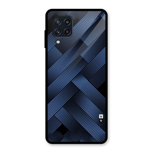 Ribbon Stripes Glass Back Case for Galaxy M32