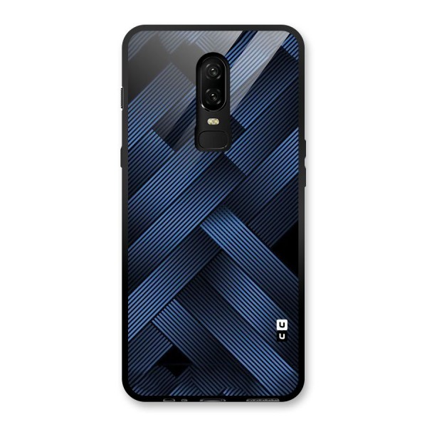 Ribbon Stripes Glass Back Case for OnePlus 6