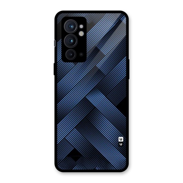 Ribbon Stripes Glass Back Case for OnePlus 9RT 5G