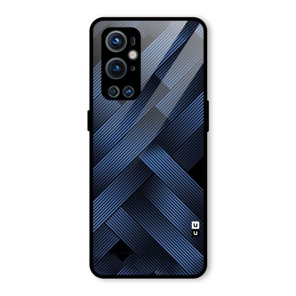 Ribbon Stripes Glass Back Case for OnePlus 9 Pro