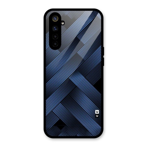 Ribbon Stripes Glass Back Case for Realme 6