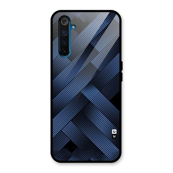 Ribbon Stripes Glass Back Case for Realme 6 Pro