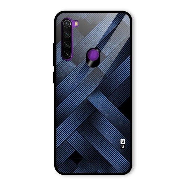 Ribbon Stripes Glass Back Case for Redmi Note 8