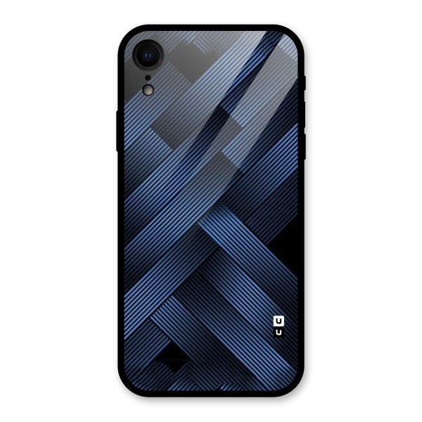 Ribbon Stripes Glass Back Case for XR