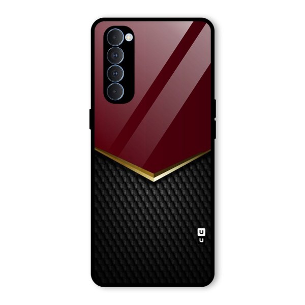 Rich Design Glass Back Case for Oppo Reno4 Pro