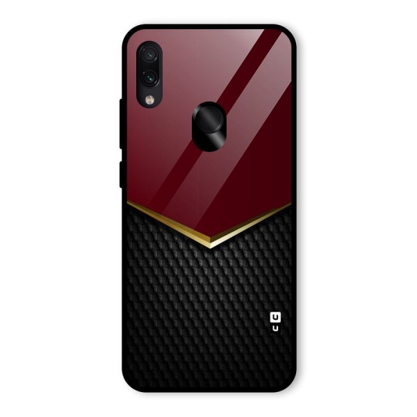 Rich Design Glass Back Case for Redmi Note 7