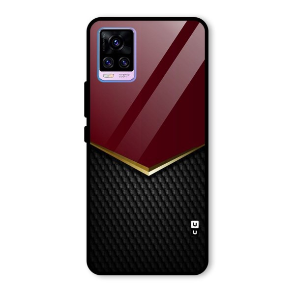 Rich Design Glass Back Case for Vivo V20 Pro