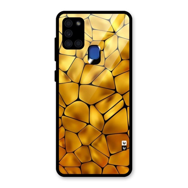 Rich Rocks Glass Back Case for Galaxy A21s