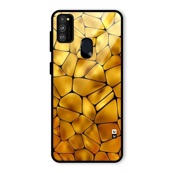 Rich Rocks Glass Back Case for Galaxy M21