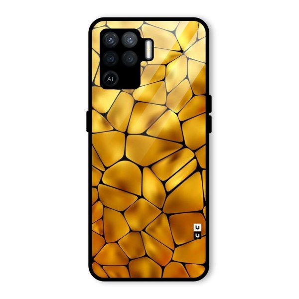 Rich Rocks Glass Back Case for Oppo F19 Pro