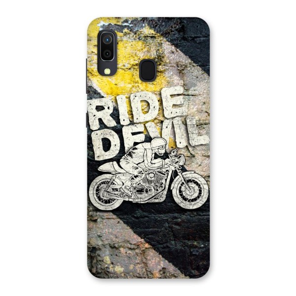 Ride Devil Back Case for Galaxy A20