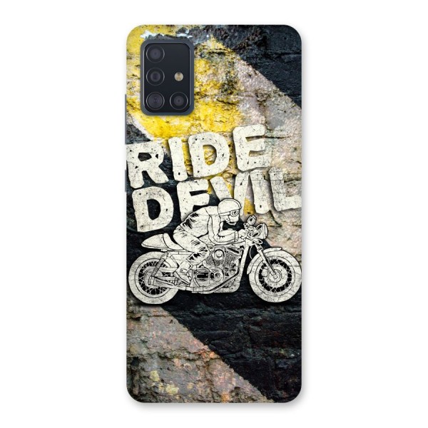 Ride Devil Back Case for Galaxy A51