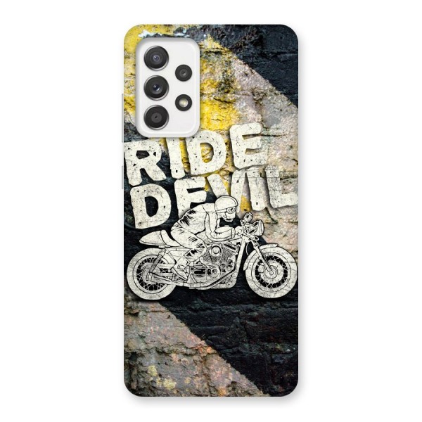 Ride Devil Back Case for Galaxy A52