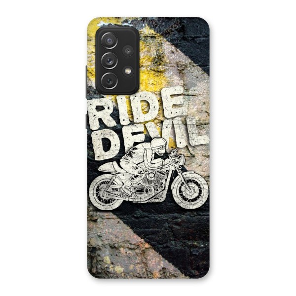 Ride Devil Back Case for Galaxy A72