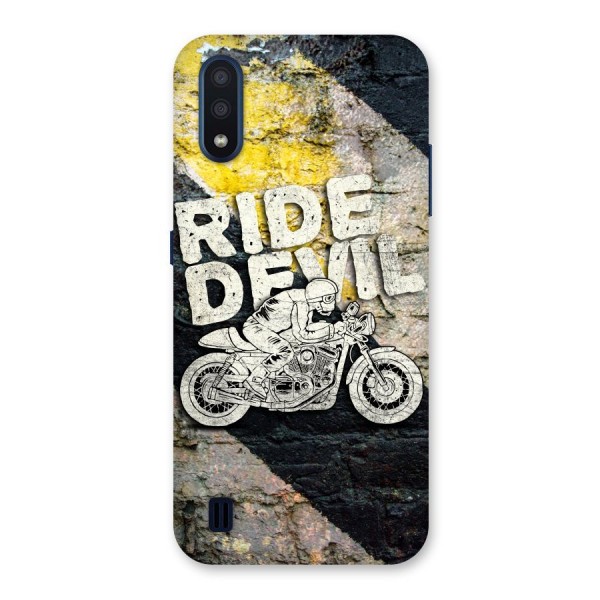 Ride Devil Back Case for Galaxy M01