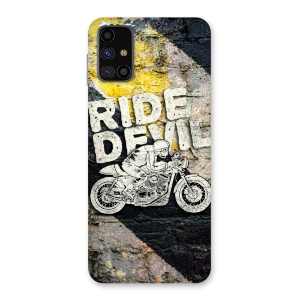 Ride Devil Back Case for Galaxy M31s