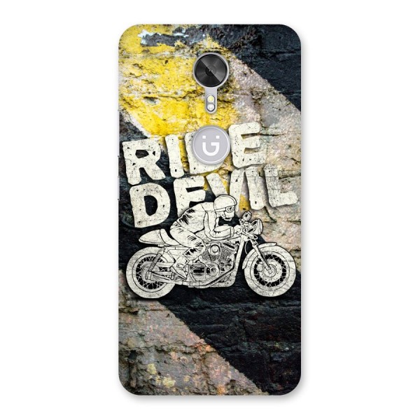 Ride Devil Back Case for Gionee A1